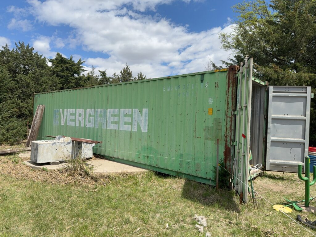40 foot Evergreen’s shipping container